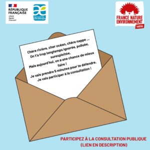 France Nature Environnement Sarthe Consultation Eau 
