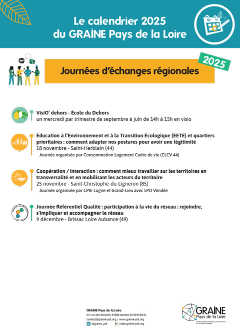 Calendrier du GRAINE 2025 en téléchargement