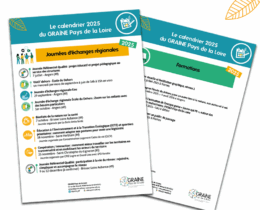Calendrier du GRAINE : Journées d'Échanges + formations 2025