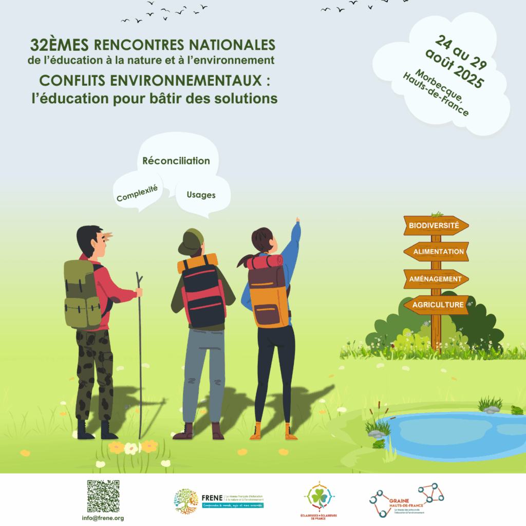 32ᵉ Rencontres nationales des acteurs de l’Éducation à la Nature et à l’Environnement - conflits environnementaux