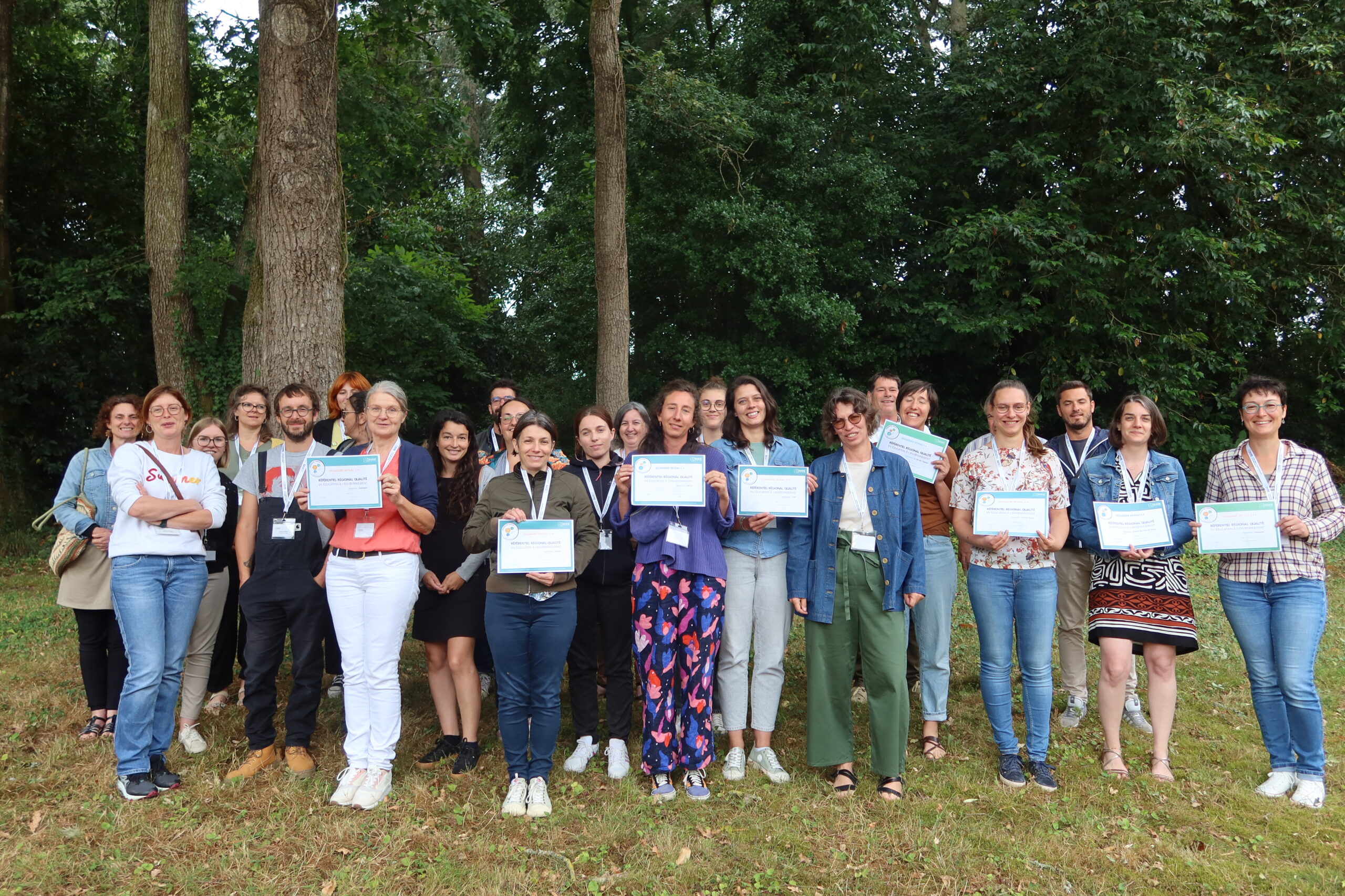 Journée Référentiel régional de Qualité en EEDD - photo groupe juillet 2025