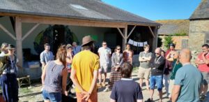 Brise-glace autour de la carte de la région