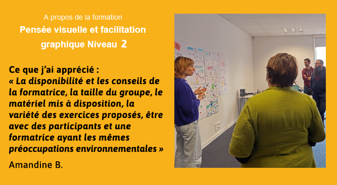 Facilitation Graphique niveau 2 - témoignage sur la formation