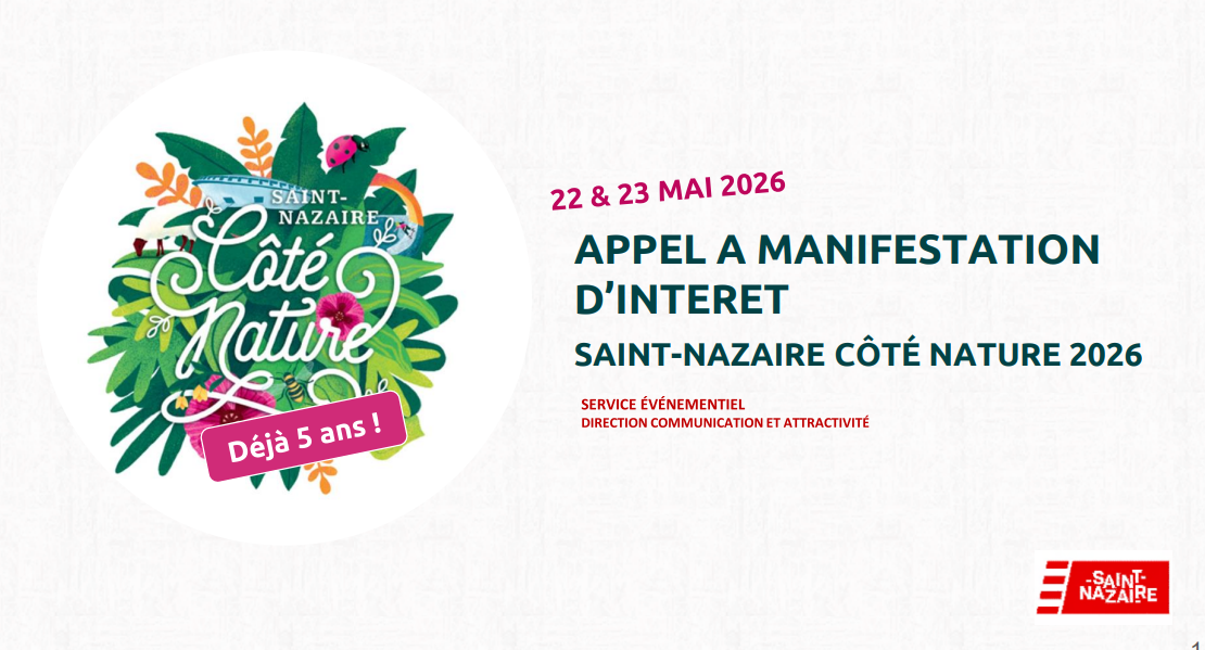 Appel à manifestation d’intérêt - Côté Nature 2026 Saint-Nazaire